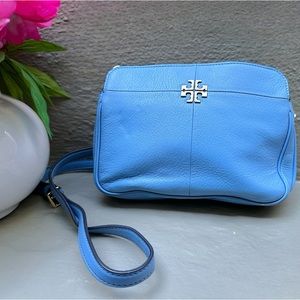 🦋Tory Burch Baby Blue Crossbody Purse Logo✨🦋